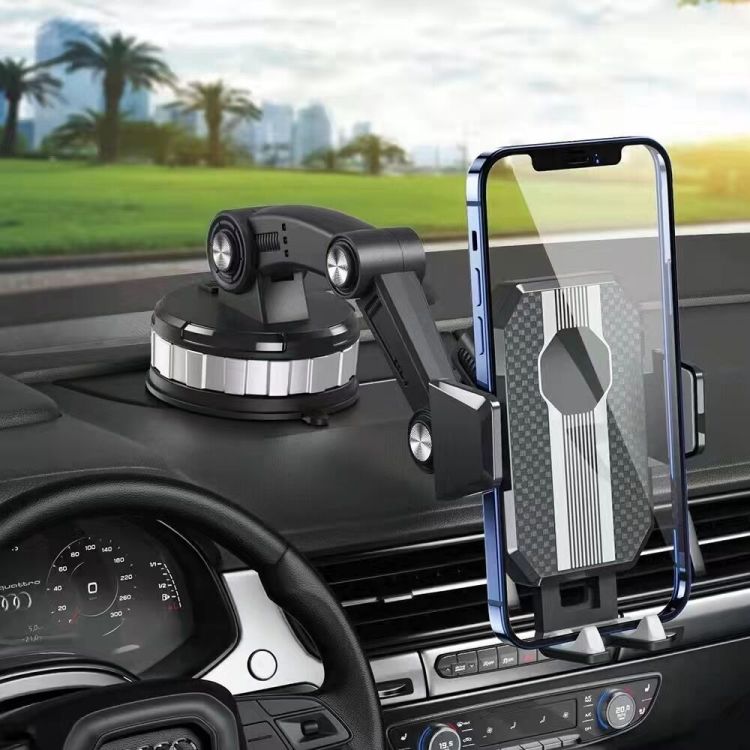 Ultra-Stable Motorcycle Phone Holder with Anti-Slip & Auto-Locking Mechanism