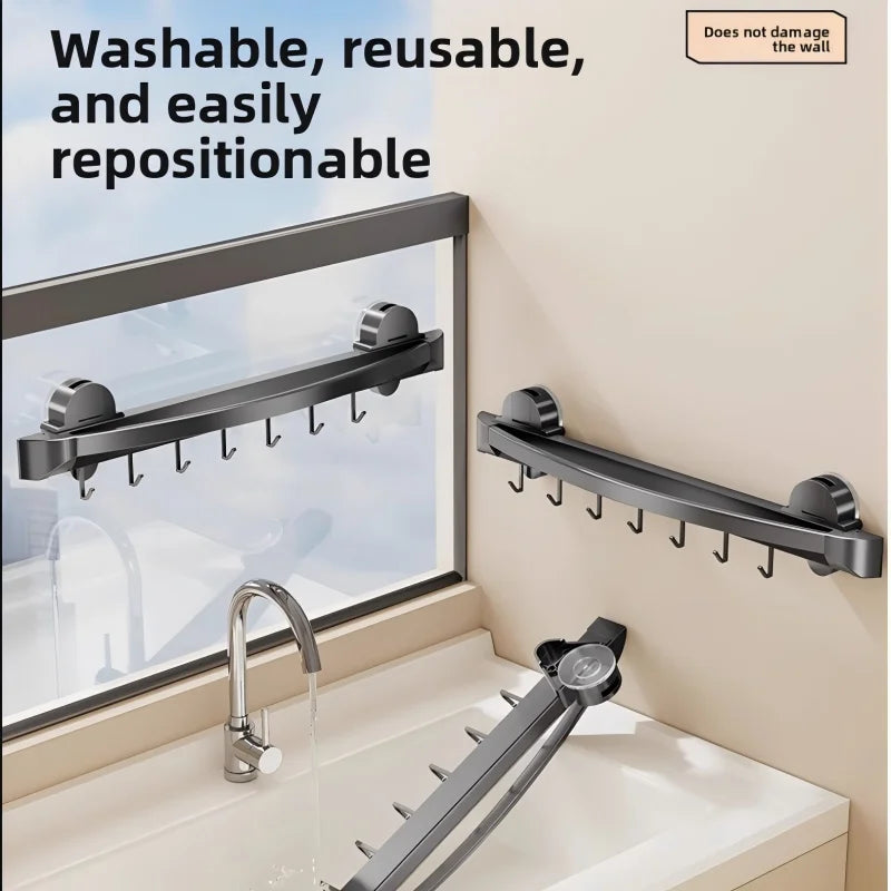Wholesale Space Saving Hidden Retractable Drying Net No Drilling