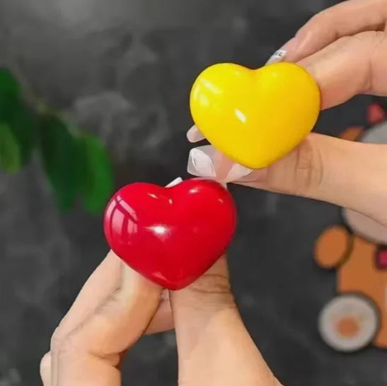 Heart Shape Toilet Flush Button