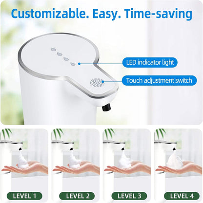 Automatic Foaming Soap Pump – Wall-Mount USB Sensor Dispenser