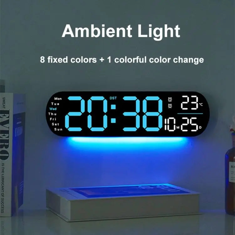 YIZHI Smart LED Alarm Clock with Temperature & Night Light