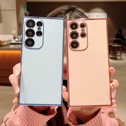 Luxury Plating Shockproof Soft TPU Phone Case for Samsung