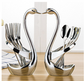 Swan Base Stainless Steel Spoon Set