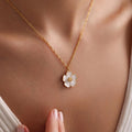 Elegant Flower Pendant Necklace - Chinese Fashion