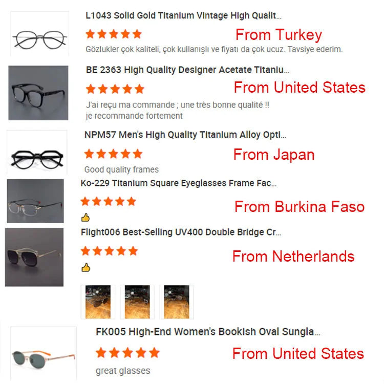 180° Flip-Up Titanium Eyeglass Frame for Reading