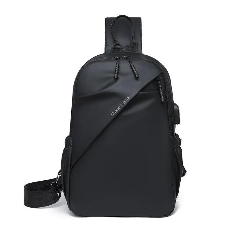 Chest Outdoor Waterproof Polyester Zipper Luxury Men Shoulder Fashion