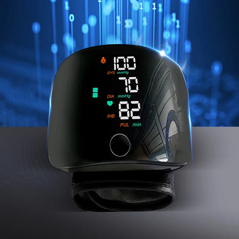 New Arrival Rechargeable Digital Wrist BP Machine with Large Screen