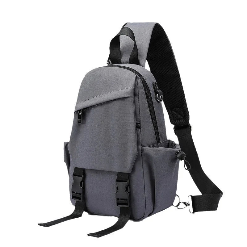 Men's Vintage Waterproof Durable Polyester Chest Crossbody Bag