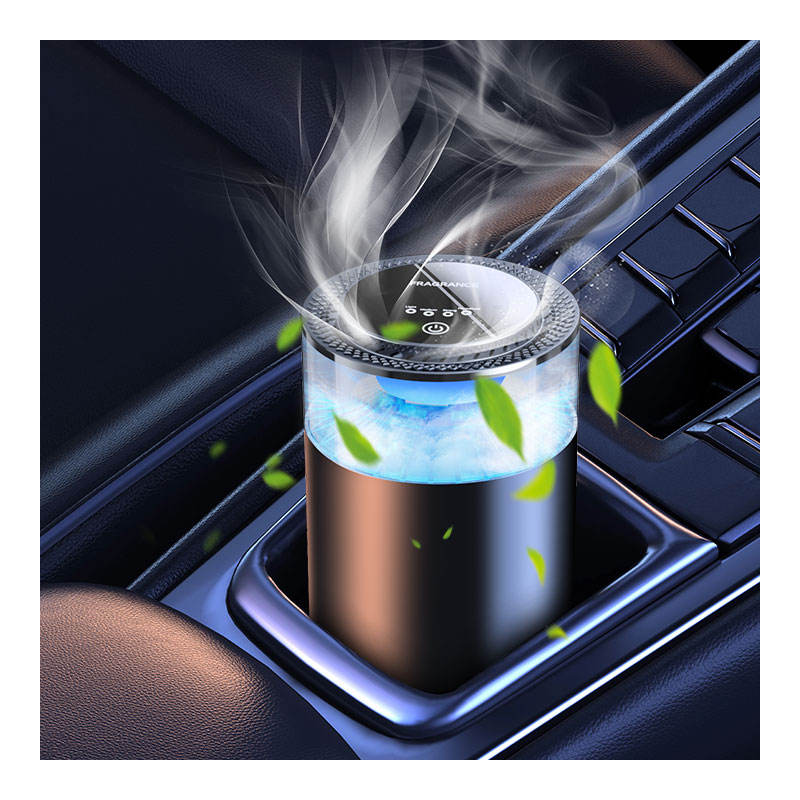 Car Aroma Spray Diffuser – Cloud Landscape Design, Lasting Fragrance, Ambient Light