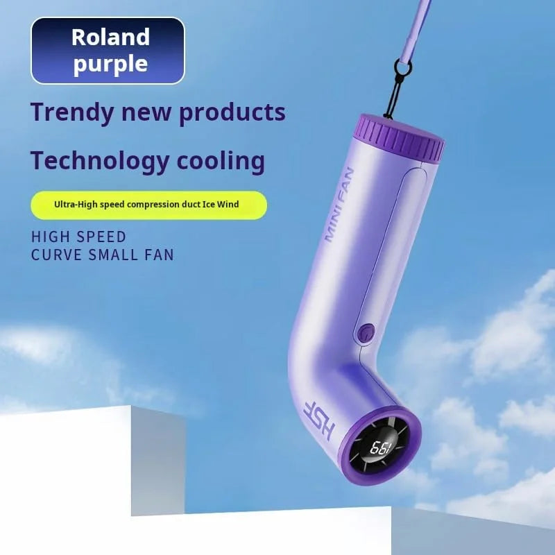 Treading 2026 Portable Mini Turbo Fan High-Speed Rechargeable
