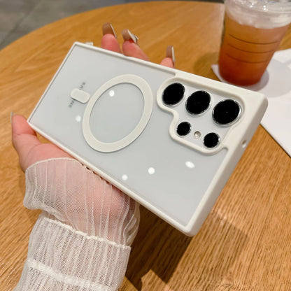 Transparent PC + TPU Case for Samsung – Clear Shockproof Slim Protective Cover