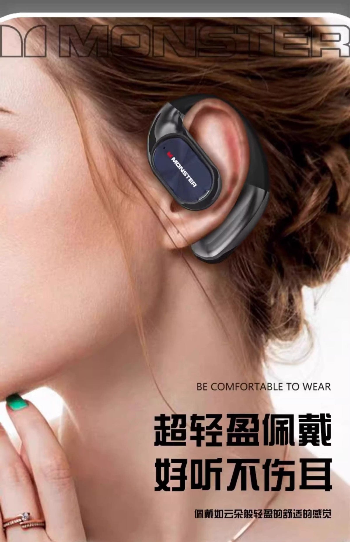 Monster OpenAC530 Double-Folding Open-Ear Wireless Earphones