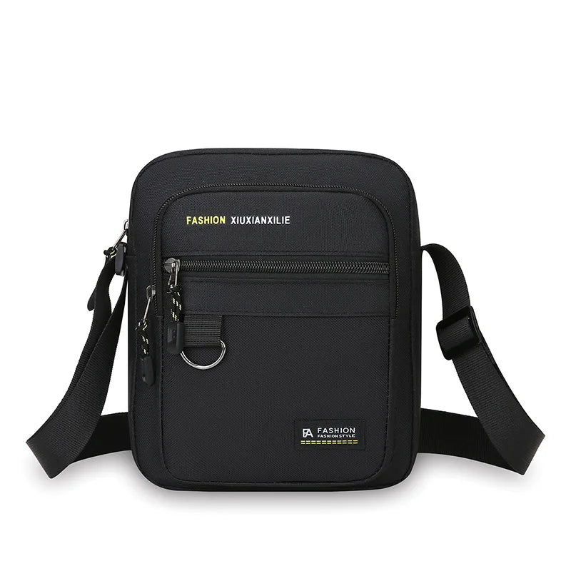 Men's Minimalist Chest Waterproof Outdoor Backpack Geometric Bag