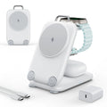 PaktVault 2025 Portable MagSafe Charging Stand – 3-in-1 Fast Wireless Charger