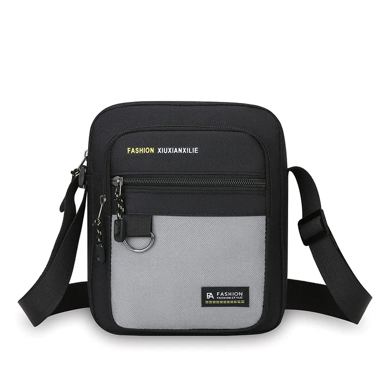 Men's Minimalist Chest Waterproof Outdoor Backpack Geometric Bag