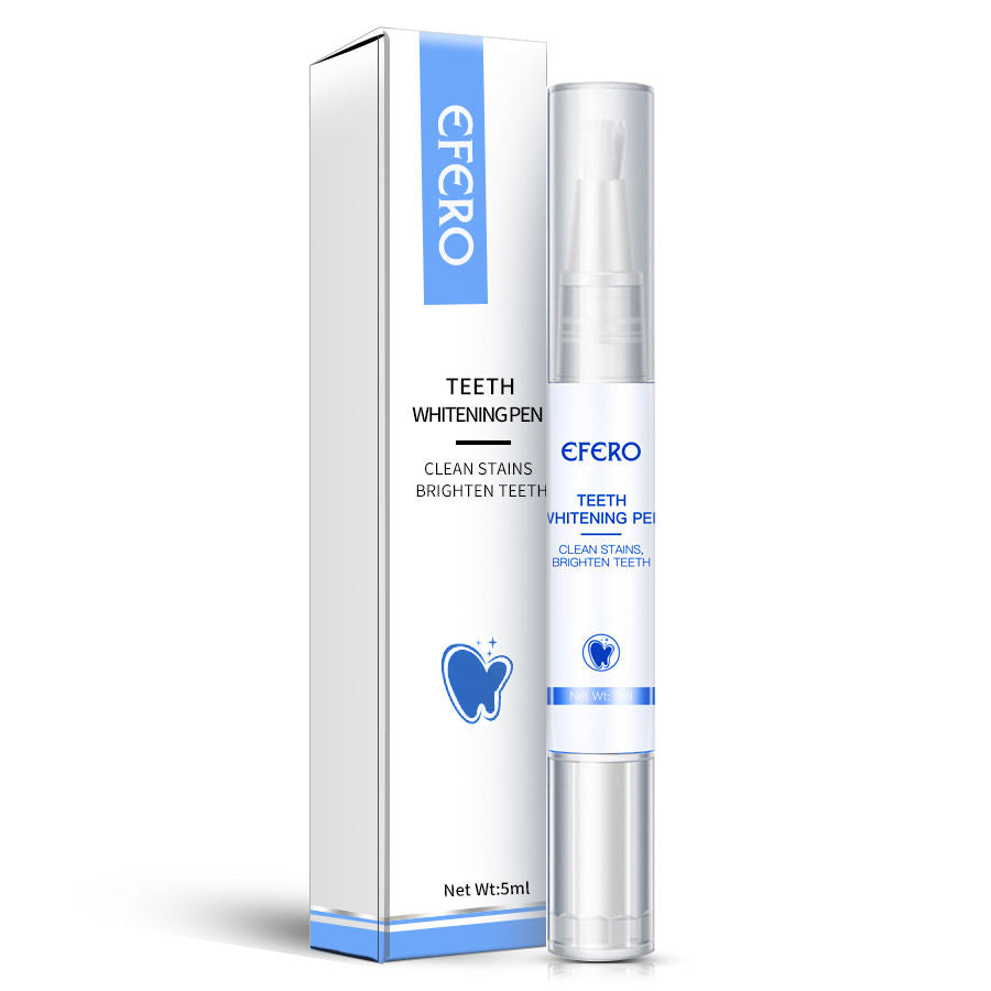 EFERO Teeth Whitening Pen – Dental Gel for Removing Tea, Coffee & Smoke Stains with Fresh Oral Care