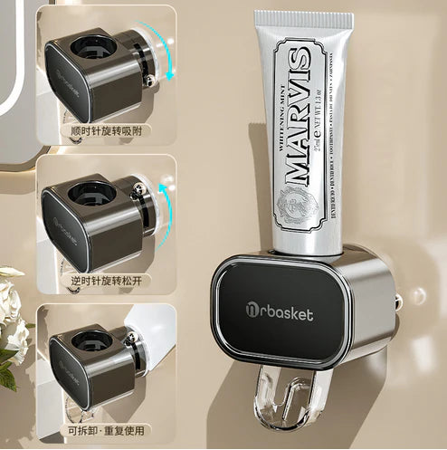 Wall-Mounted Automatic Toothpaste Squeezer
