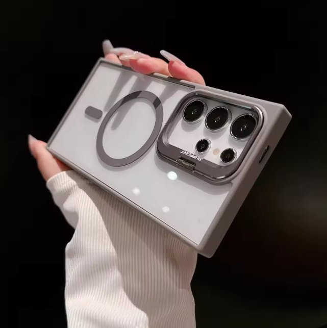 Magnetic Clear Phone Case  for Samsung