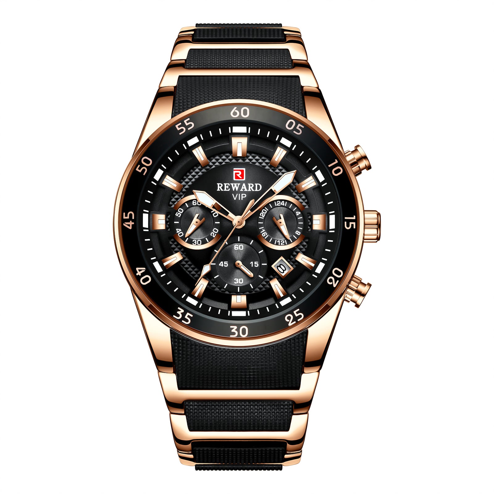 Men's Luxury Rose Gold Watch