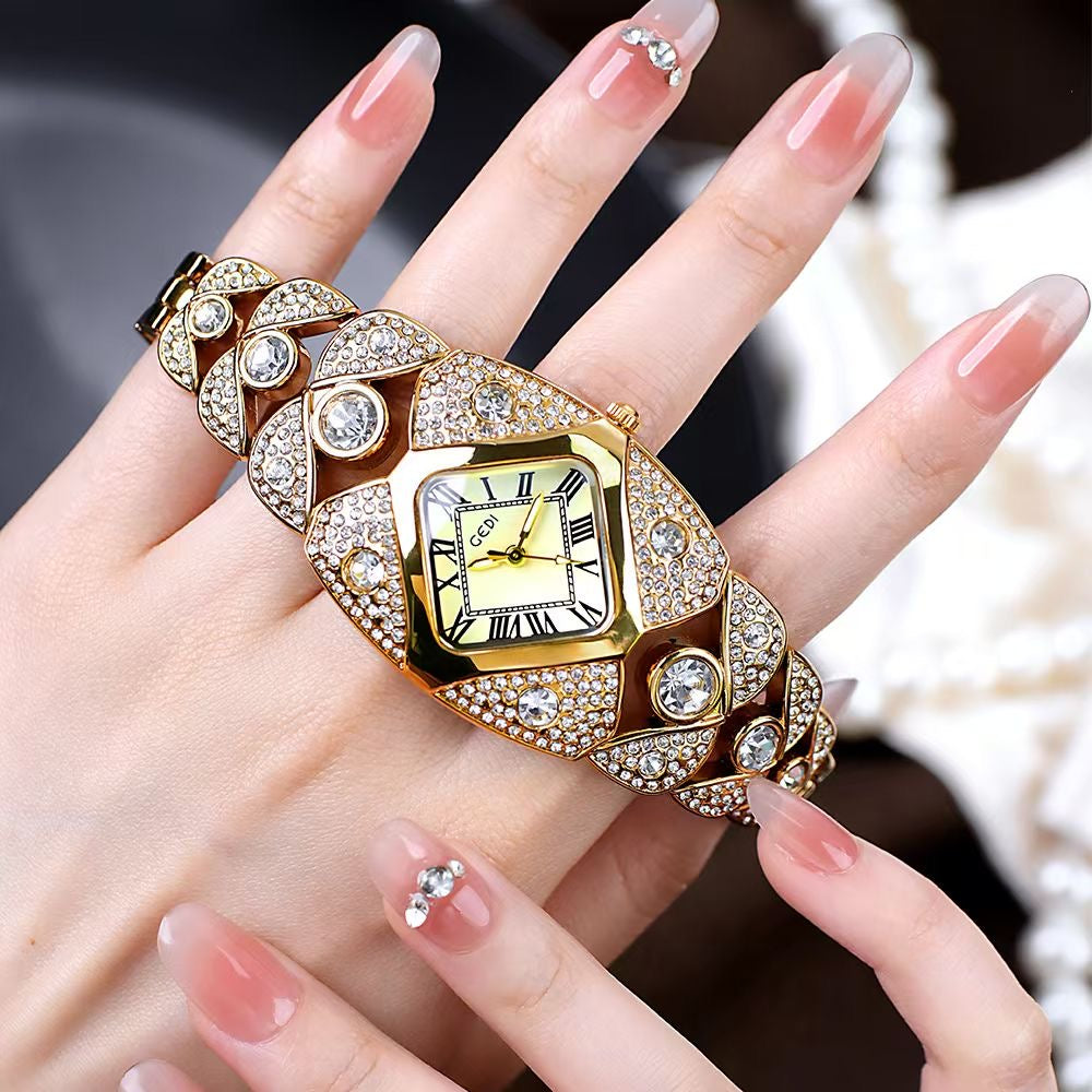 Elegant Square Watch for Modern Ladies