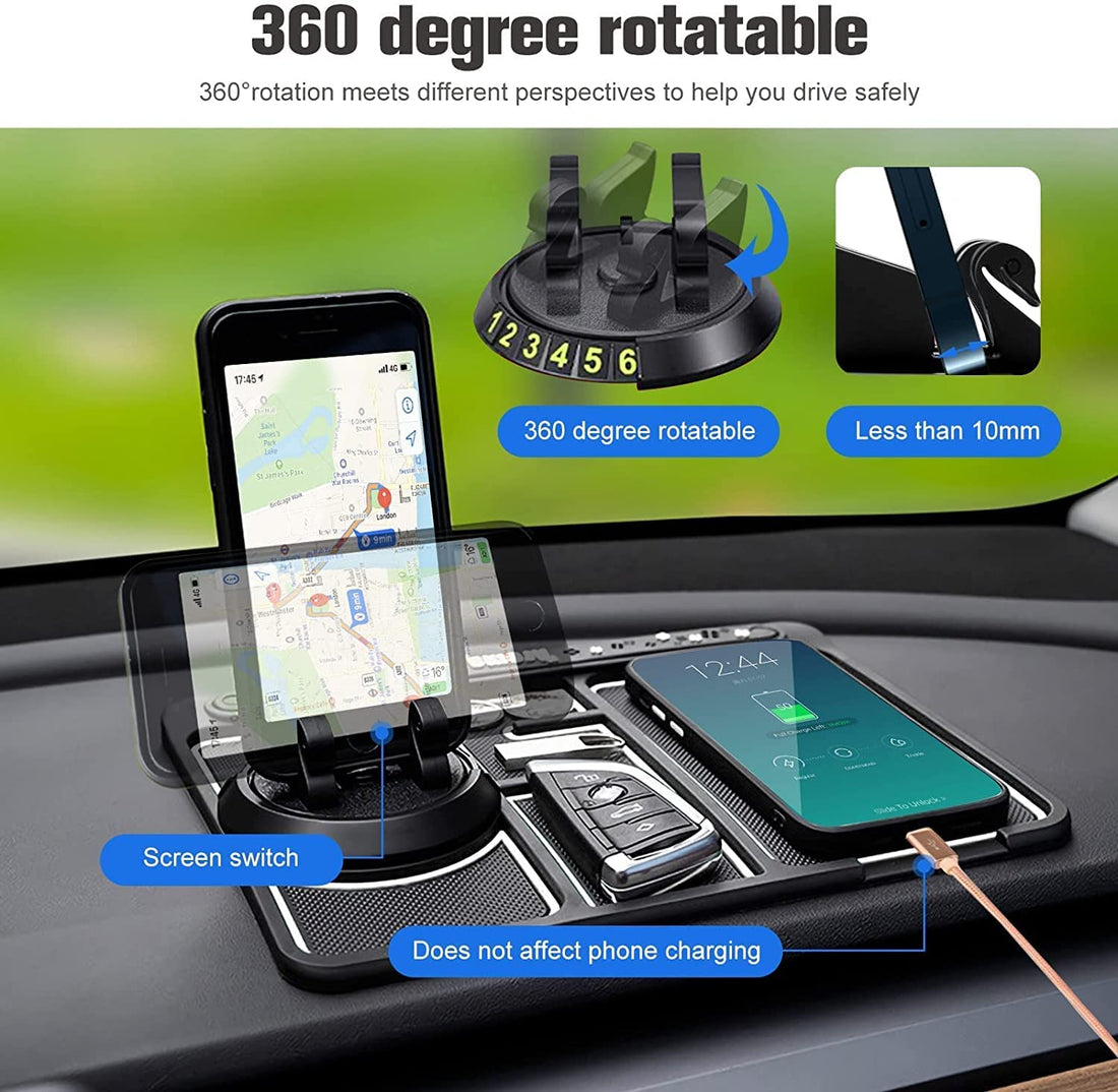 Multifunction Car Anti-Slip Mat & Phone Holder