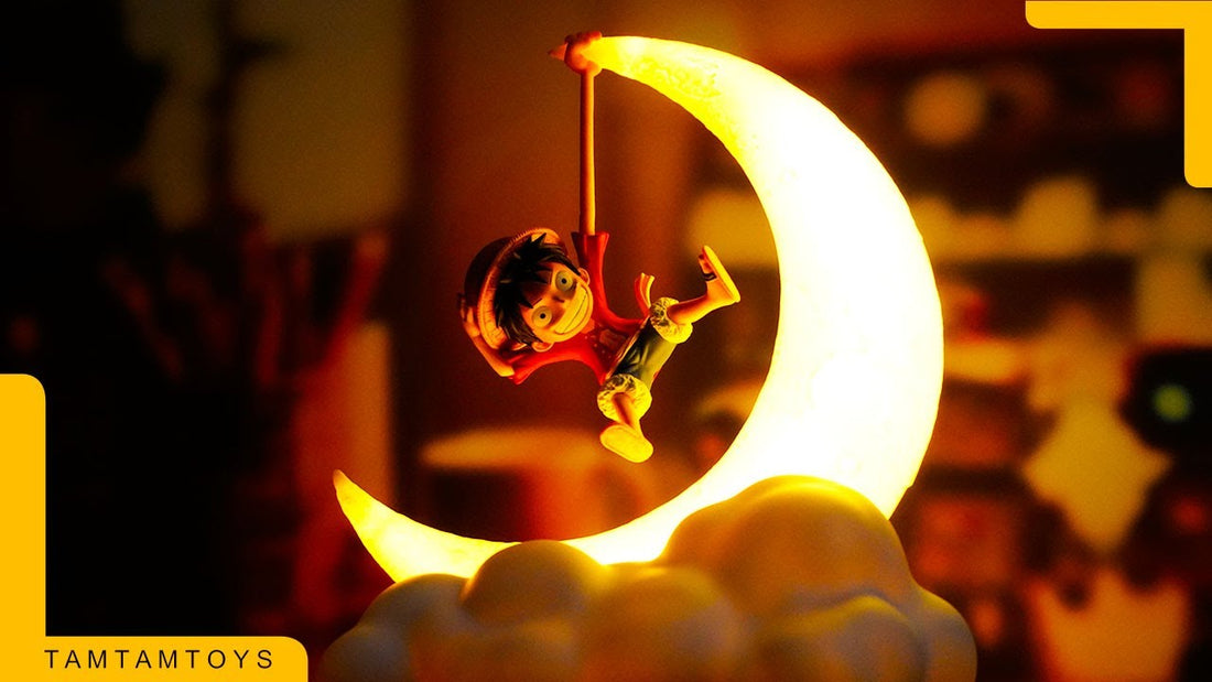One Piece Luffy Moon Lamp