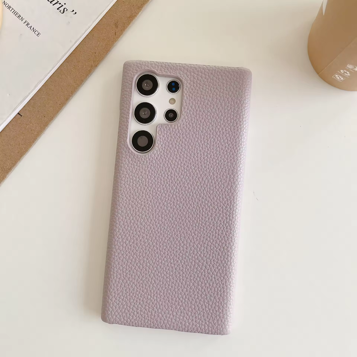 Lambskin PU Leather Phone Case for Samsung