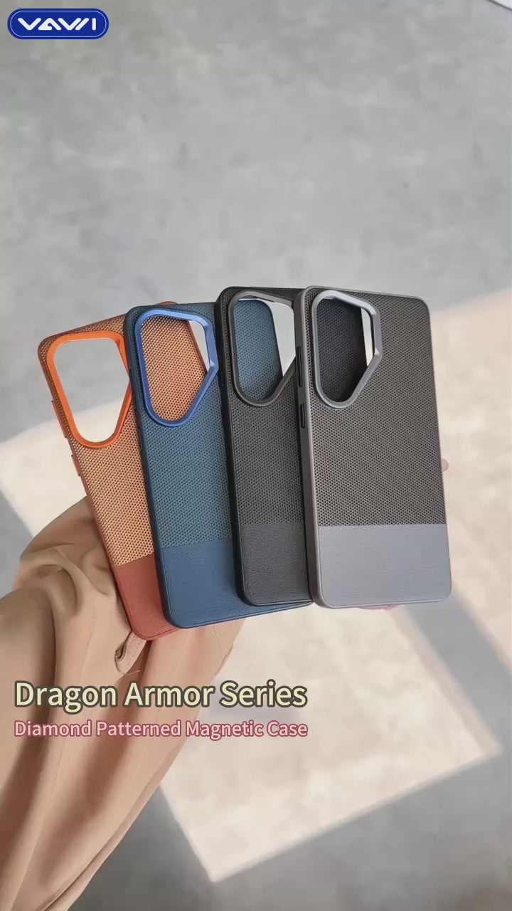 Luxury Dragon Armor Leather Protective Case for Samsung