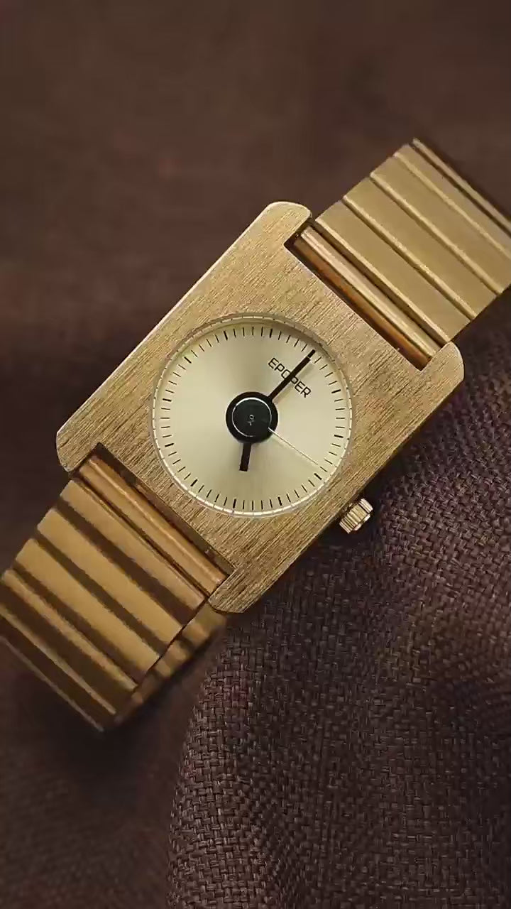 Elegant Square Quartz Watch  Stainless Steel Luxury Wristwatch