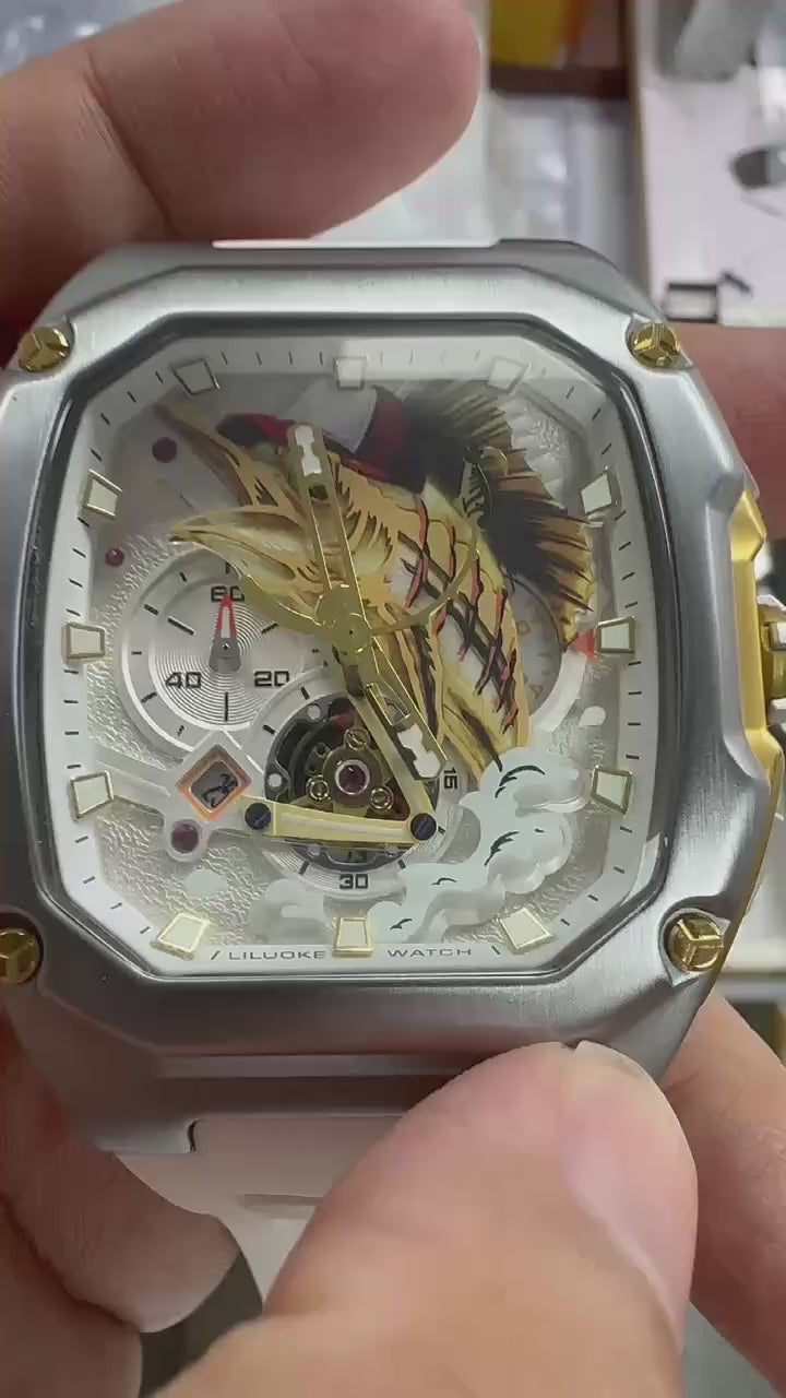 LILUOKE Super Luxury Man Watch Quartz Watches Waterproof Hot Style for Man Fishing Watch Sea Fishing