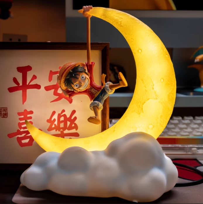 One Piece Luffy Moon Lamp