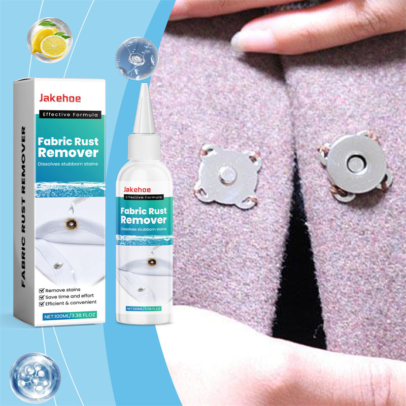 Jakehoe Fabric Rust Remover – Powerful Clothing Stain & Rust Liquid with Quick Drying