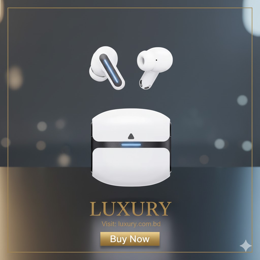 Langsdom Airbuds with ANC & ENC – Super Bass Wireless Gaming Earbuds with Noise Cancellation