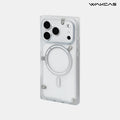 Matte Semi-Transparent Magnetic Square Case for iPhone