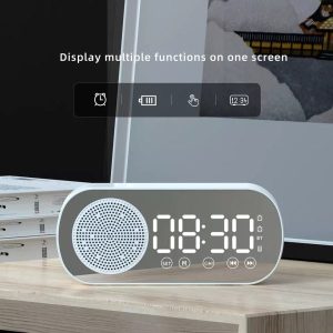 Multifunctional Alarm Clock and Bluetooth Speaker
