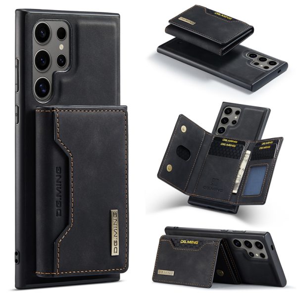 2 in 1 Detachable Retro PU Leather Wallet Bag Magnetic Phone Case for Samsung A52 Note 20 S22 Ultra Cover Case