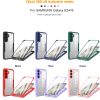 360 Degree Full Cover case For Samsung Galaxy S24 FE/A06/A16 Clear TPU+Acrylic+PET front Screen Protector Case