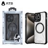 ATB Factory Shockproof Clear Back Cover 3D Transparent Magnetic Case for iPhone 16 15 14 13 12 Pro Max Phone Case