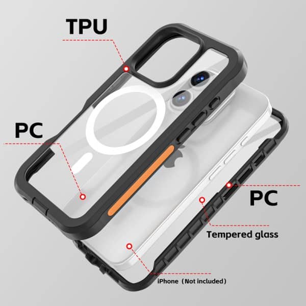 Factory Wholesale New Creative Sport TPU Case foriPhone16pro Full Coverage Shockproof Dropproof Dustproof Transparent Phone Case