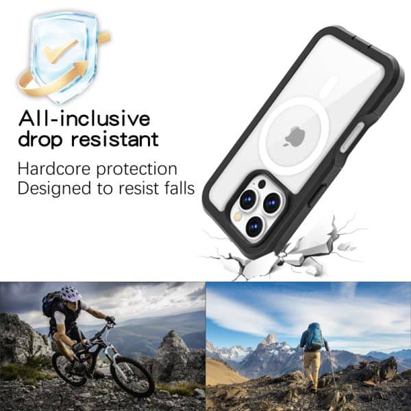 Factory Wholesale New Creative Sport TPU Case foriPhone16pro Full Coverage Shockproof Dropproof Dustproof Transparent Phone Case