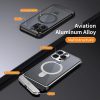 For iphone 16promax Aromatherapy Phone Case 15promax Aluminum Alloy Case 15magnetic Holder Case Without Bezels