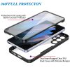 Hard PC TPU Rugged Hybrid Phone Case Camera Protector for Samsung Galaxy S22 Ultra Mobile Phone Cover with Screen Protector