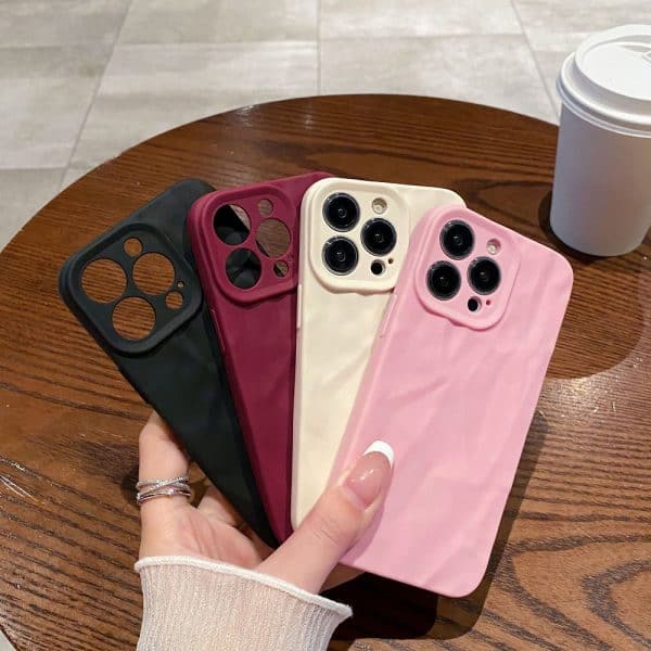 High-grade solid color mobile phone case for iPhone 16 Plus 11 12 mini 13 14 15 Pro Max 6 7 8 protective case