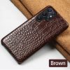 High Quality Real Genuine Leather Mobile Back Cover For Samsung S23 S22 S21 S20 Ultra Case Slim Leather Luxury Retro Phone Case