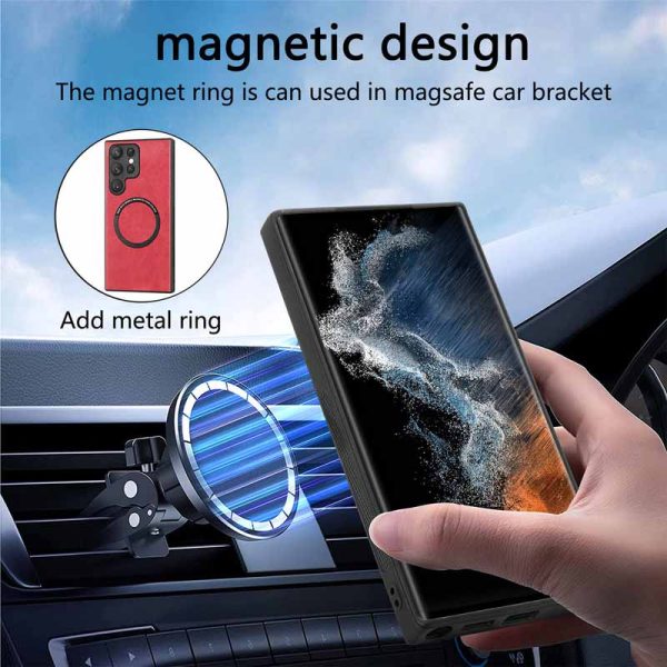 Lightweight Shockproof Anti-Scratch Protective Magnetic Phone Case Cover For Samsung Galaxy S24 Ultra S24 Plus