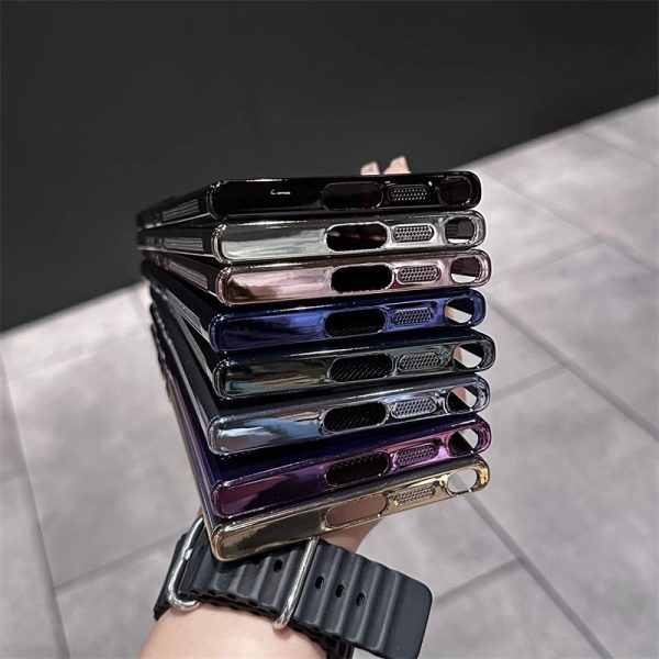 Luxury Breathable Heat Dissipation Phone Case For Samsung S24 Ultra Hard PC Shockproof Protective Cover For Galaxy S23 Plus