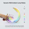 Magnetic Moon Shape 4 in 1 LED Wireless Charger Fast Charging Bracket For Mobile Phone watch AirPods