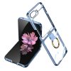 New Electroplated Phantom Anti-Fall Protective Cover for Samsung Zflip6 Flip6 Ring Bracket Mobile Phone Case