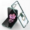 New Electroplated Phantom Anti-Fall Protective Cover for Samsung Zflip6 Flip6 Ring Bracket Mobile Phone Case