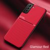 S22 Plus Anti Drop Proof Coque Business Minimalist Line Leather Back Cover For Samsung Phone Cases